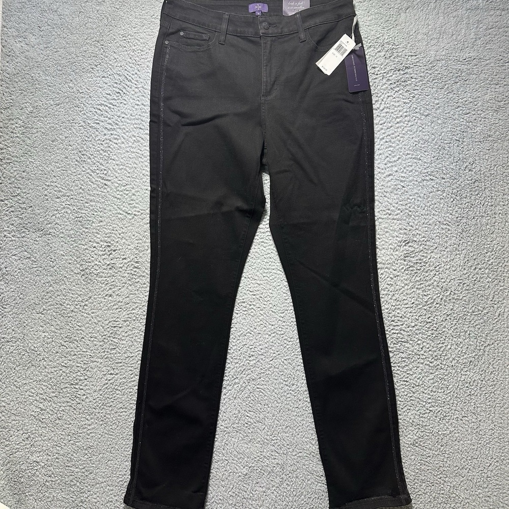 NYDJ Lift/Tuck Slim Stretch Jeans Women's Size 14 Slimming Denim Pants NWT $124